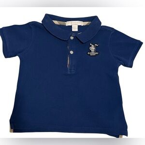 Burberry Kids Navy Polo Shirt